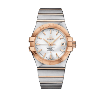 Pink Gold 23mm Constellation Co-axial Silver Dial 