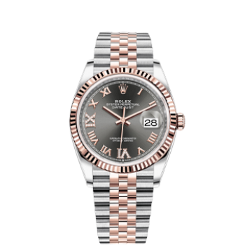 Rolex Datejust 36mm Stainless Steel and Rose Gold Ladies Watch