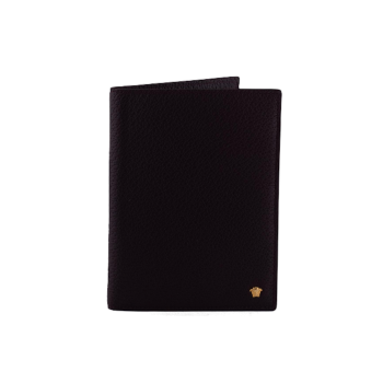 Brown Leather Passport Sleeve Wallet (New)
