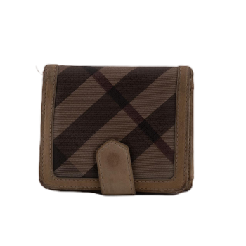 Taupe Checkhouse Bi-fold wallet