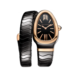 Black SERPENTI SPIGA WATCH