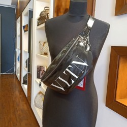Black oversized VLTN waist bumbag (NEW)