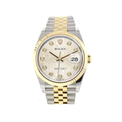 Datejust 36’mm Two Tone Half Gold Jubilee Computer Diamonds Dial