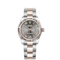 DATEJUST 31 Oyster-31 mm-Oystersteel and Everose gold