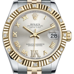 Rolex Datejust 31 Lady Midsize Yellow Gold/Steel Silver