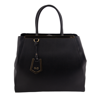 Black 2Jours Shopper Tote Bag
