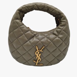 Yves Saint Laurent Strong Moss Lambskin Icarino Bag – GHW (preorder)