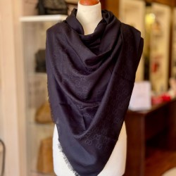 Gucci wool black scarf