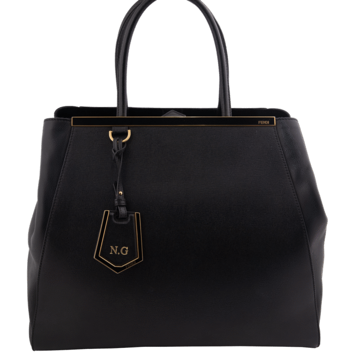 Black 2Jours Shopper Tote Bag