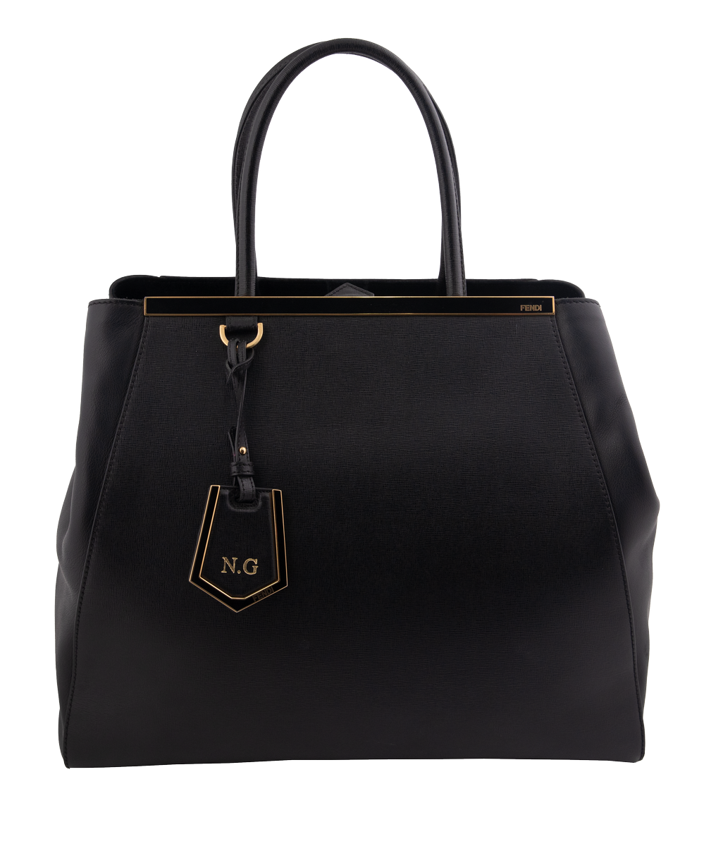 Black 2Jours Shopper Tote Bag
