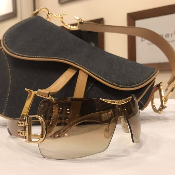 BROWN X GOLD MASK SUNGLASSE D ICON
