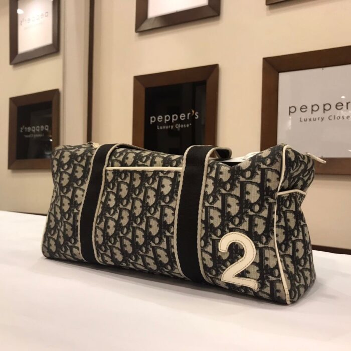 BLUE OBLIQUE MONOGRAM NO.2 BOSTON BAG
