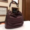 BROWN LIBERTINE HOBO LEATHER SHOULDER BAG