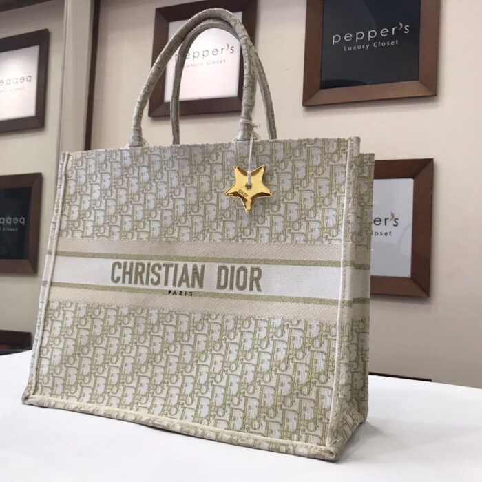 White x Gold Large Book Tote Limited Edition