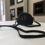 Brown Mini Logo Shoulder Crossbody Bag