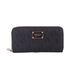 Olive Monogram Zip Around Wallet