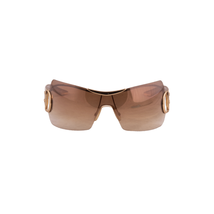 Brown X Gold Mask Sunglasse D icon