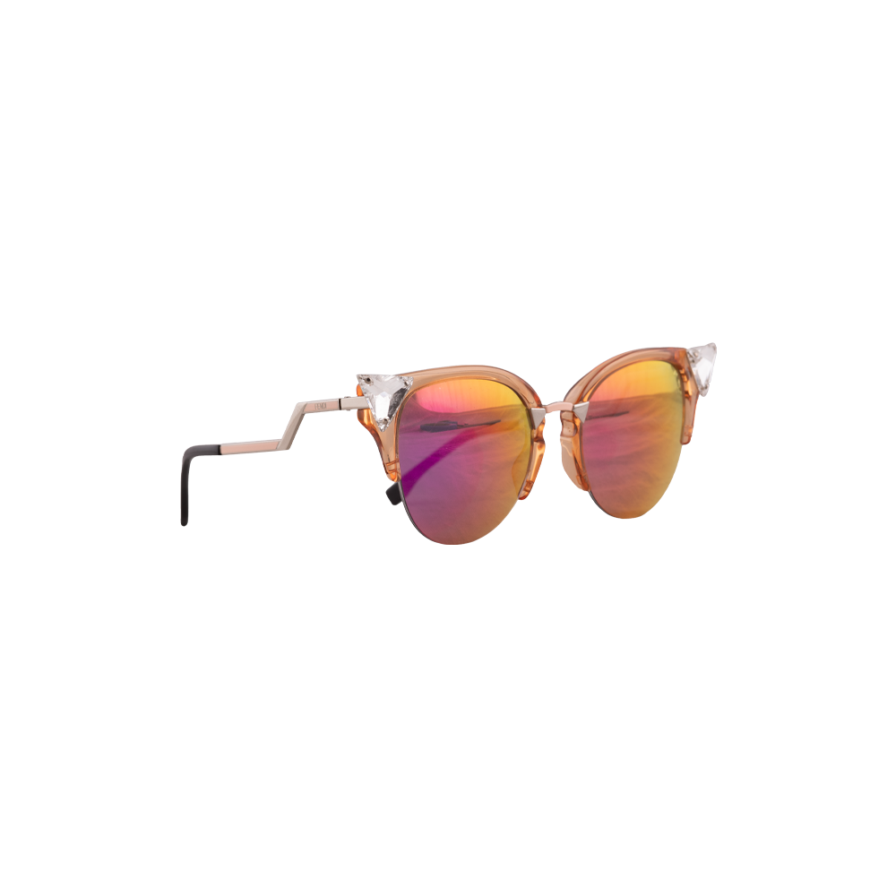 Multicolor Winged Sunglaases