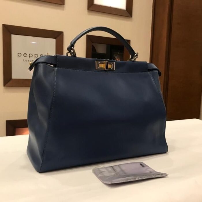 PEEKABOO  LEATHER HANDBAG