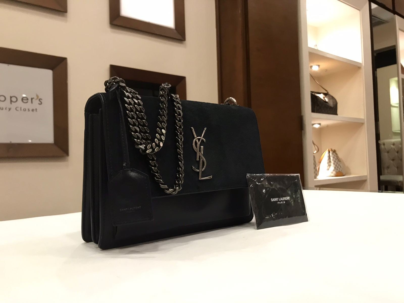 LEATHER SUNSET BAG