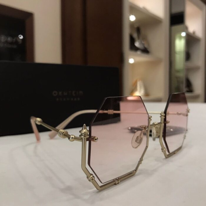 sunglasses okhtein BABY PINK OMBRE KAMELIA SHADES