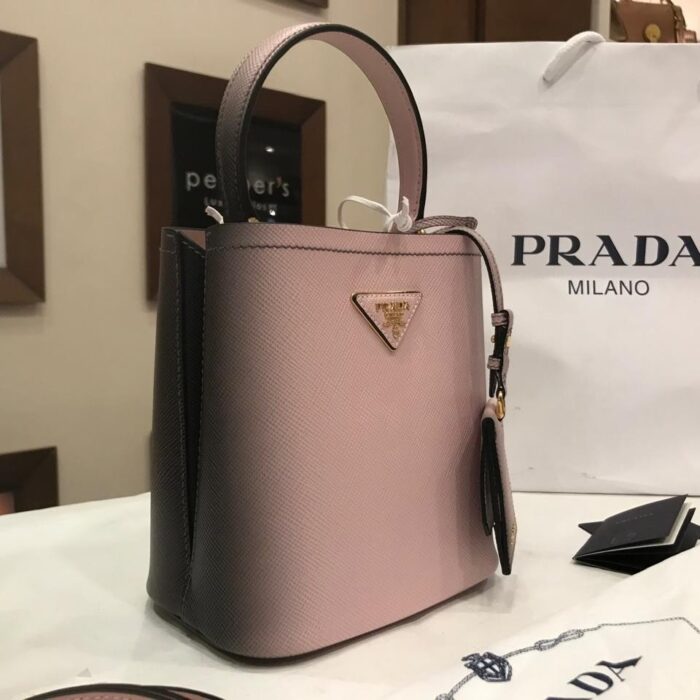 Saffiano Leather Prada Panier Bag