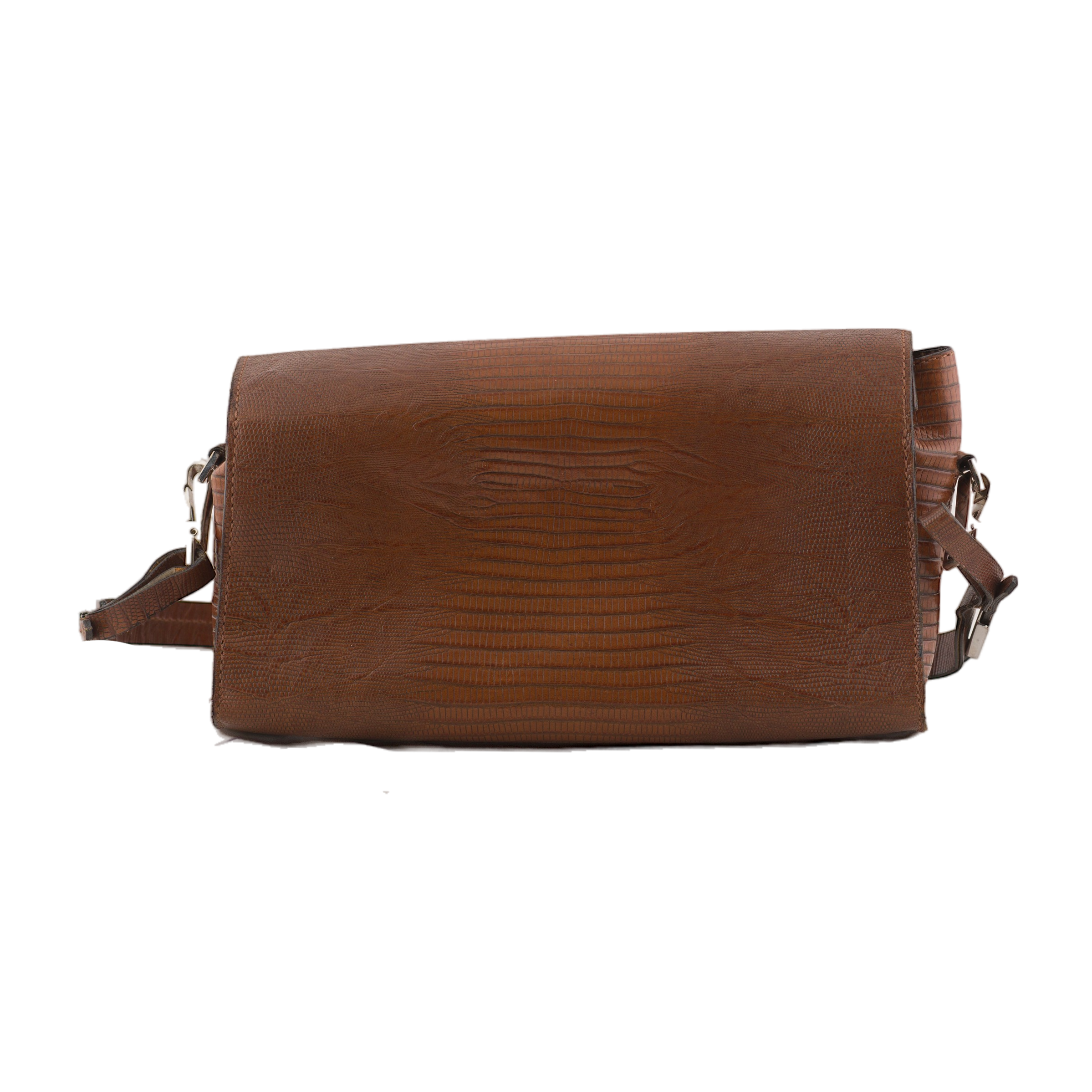 Brown Leather Mini Shoulder Bag