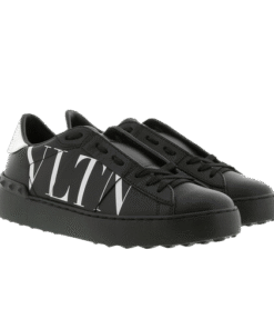Black Rockstud VLTN Open Sneakers (New)