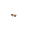 BOTTLE GREEN SUNGLASSES MODIFIED CAT-EYE METAL ACETATE AMBER LENS