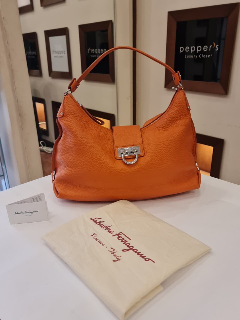 Salvatore Ferragamo Gancini Shoulder Bag