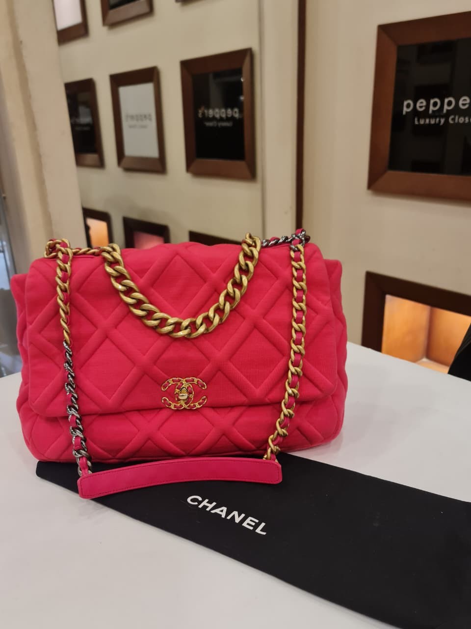Chanel 19 flap bag